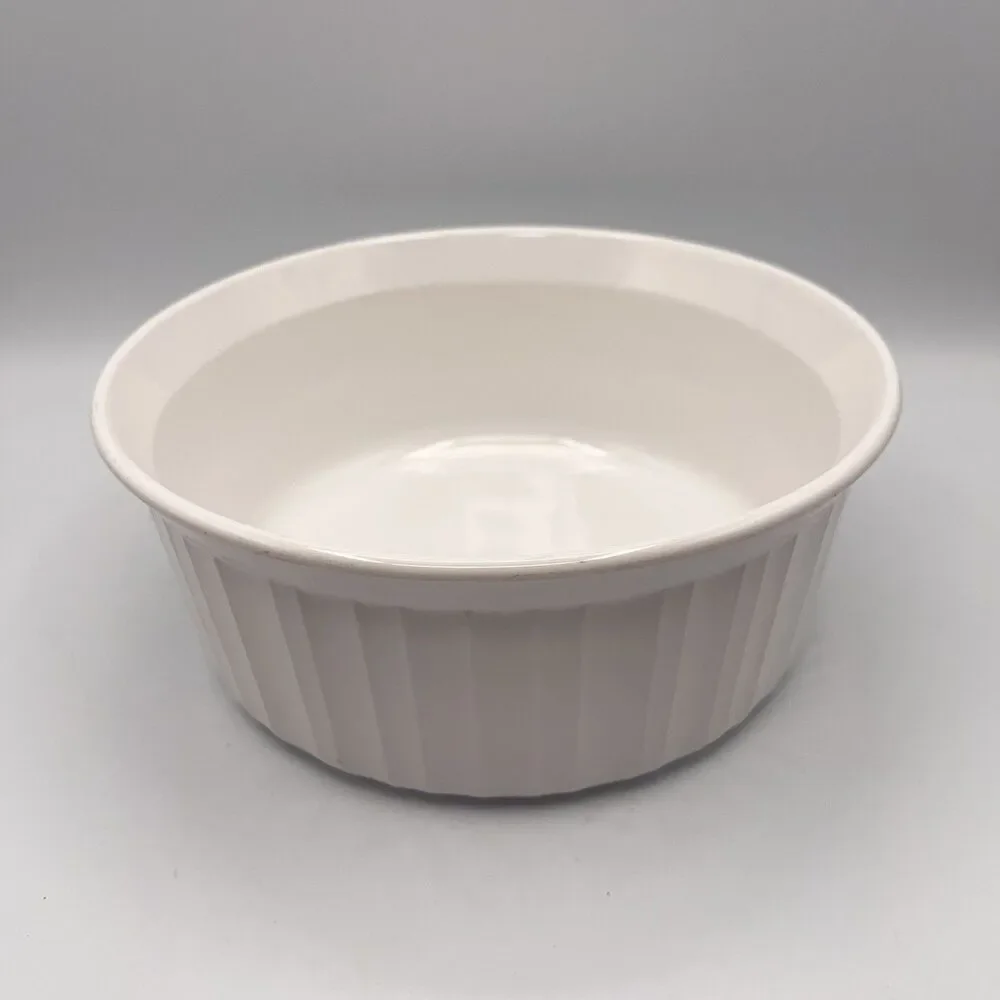 Corning Ware French White Casserole 1.6L Serving Bowl F-5-B - No Lid